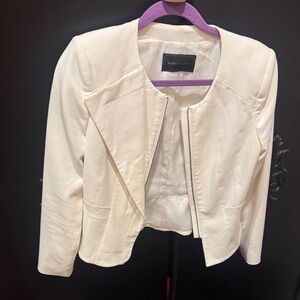 BCBGMaxAzria Women's Cream Blazer